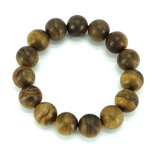 Agarwood beads bracelet.